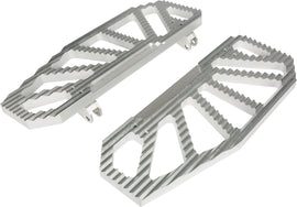 HardDrive Gripmax floorboards for Harley-Davidson Flh/Flt models, raw finish, 1984-2017, motorcycle accessories.
