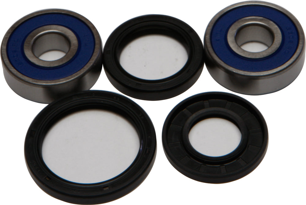 All Balls front wheel bearing and seal kit 22-51310 showing bearings and seals for motorcycle or ATV wheel assembly