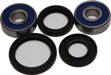 Load image into Gallery viewer, All Balls front wheel bearing and seal kit 22-51310 showing bearings and seals for motorcycle or ATV wheel assembly