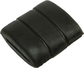HardDrive brake pedal rubber for early 4-speed FL models, foot control part with textured surface and mounting features.