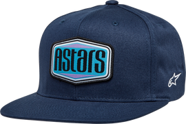Alpine Star Belvedere Hat in navy color, featuring a stylish design with logo detail, suitable for casual wear and outdoor activities.