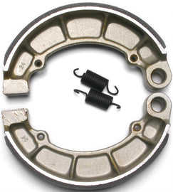 EBC Motorcycle Brakes Brake Shoes 320 Plain, showing the round brake shoes with a smooth surface for motorcycle braking systems.