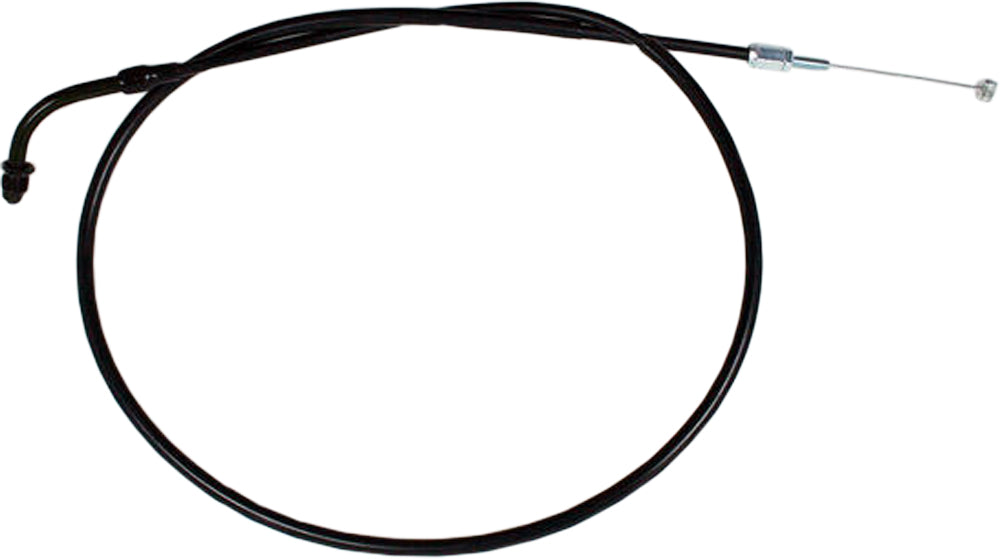 Motion Pro black vinyl throttle push cable 70-2089 for motorcycle control lines, showing the flexible cable with protective black vinyl coating.