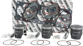 Wiseco standard bore piston kit SK1249 with multiple pistons and components for motorcycle engine rebuild.