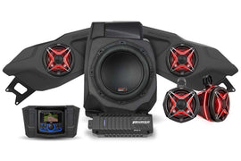 SSV Works 5 speaker kit with Phase EQ and JVC controller, showing speakers and control unit for audio enhancement system.