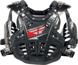 Fly Racing Convertible II Mini Roost in black, featuring compact design and protective gear for motocross or dirt bike riding.