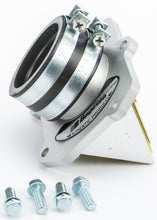 Load image into Gallery viewer, Boyesen Motorcycle Rad Valve 59-7741C installed on a bike's intake system, showing the black plastic rad valve with mounting hardware
