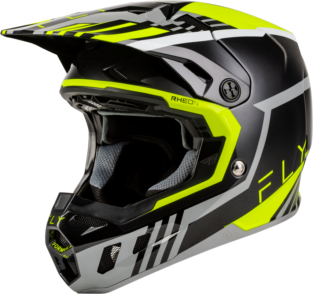 Formula Cc Strike Helmet Grey/Black/Hi Vis Xs
