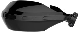 Polisport Plastics Nomad handguard with black universal mount kit, showing durable plastic construction and secure mounting features