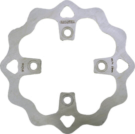 Rear GALFER Wave Brake Rotor with ventilated design for improved cooling and performance on motorcycle braking systems.