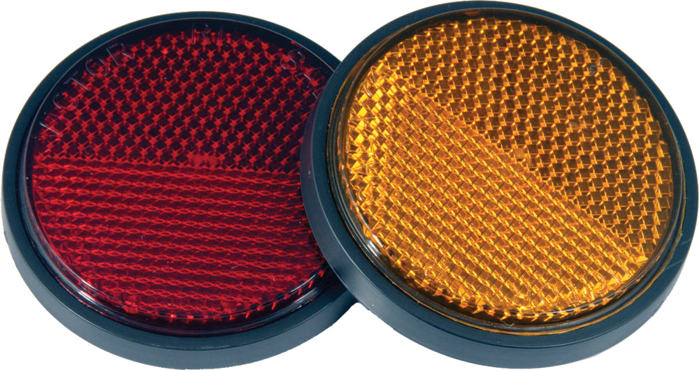 Chris Products Reflector Adhesive Mount Amber accessory for cameras and lighting equipment, with strong adhesive backing.