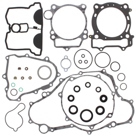 Vertex Complete Gasket Set with Oil Seals, featuring multiple gaskets and seals for engine repair and maintenance.