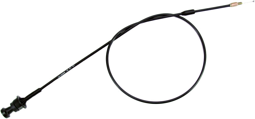 Motion Pro black vinyl choke cable 70-0088, durable hydraulic control line for motorcycle or ATV throttle and choke systems.