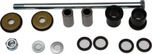 Load image into Gallery viewer, All Balls swingarm bearing kit 22-81163 for motorcycle suspension, showing bearings and components in the kit.