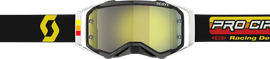 Prospect Pro Circuit Goggle Black/White Yellow Chrome Work