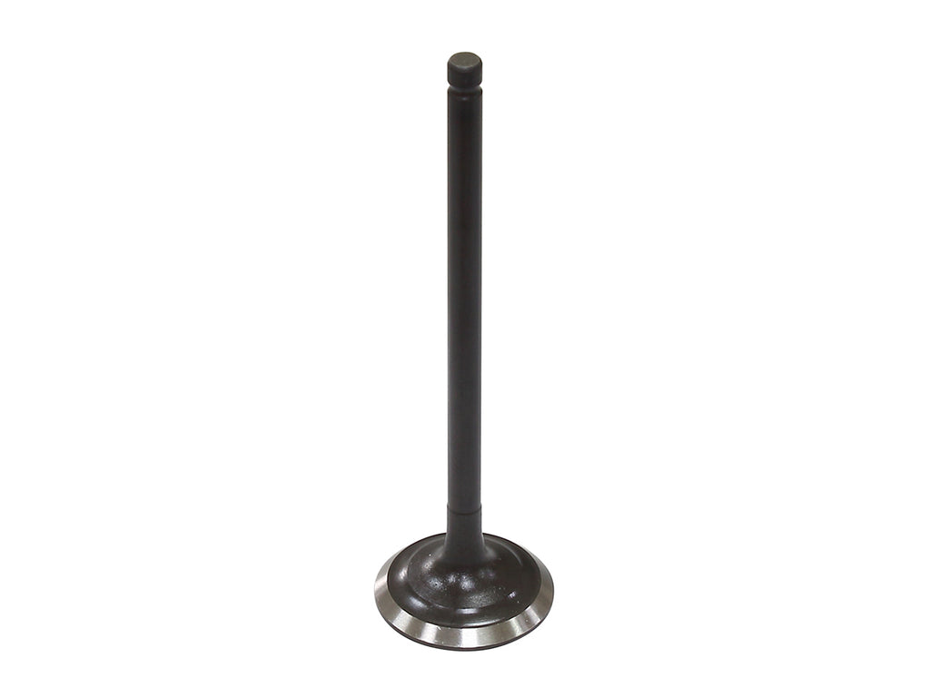 Bronco engine exhaust valve A/C 183-09220E, metal component with valve stem and housing, used in automotive engine systems