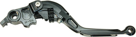 Black PSR Click 'N Roll brake lever for bikes, showing the ergonomic lever with textured grip and mounting mechanism.