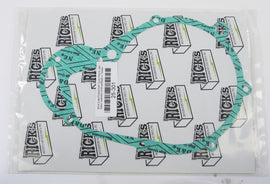 Ricks Motorsport Electric electric stator cover gasket for motorcycle engine, showing the gasket's sealing surface and shape.