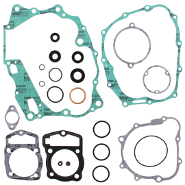 Vertex complete gasket set with oil seals, including various gaskets and seals for engine repair, shown in the image.