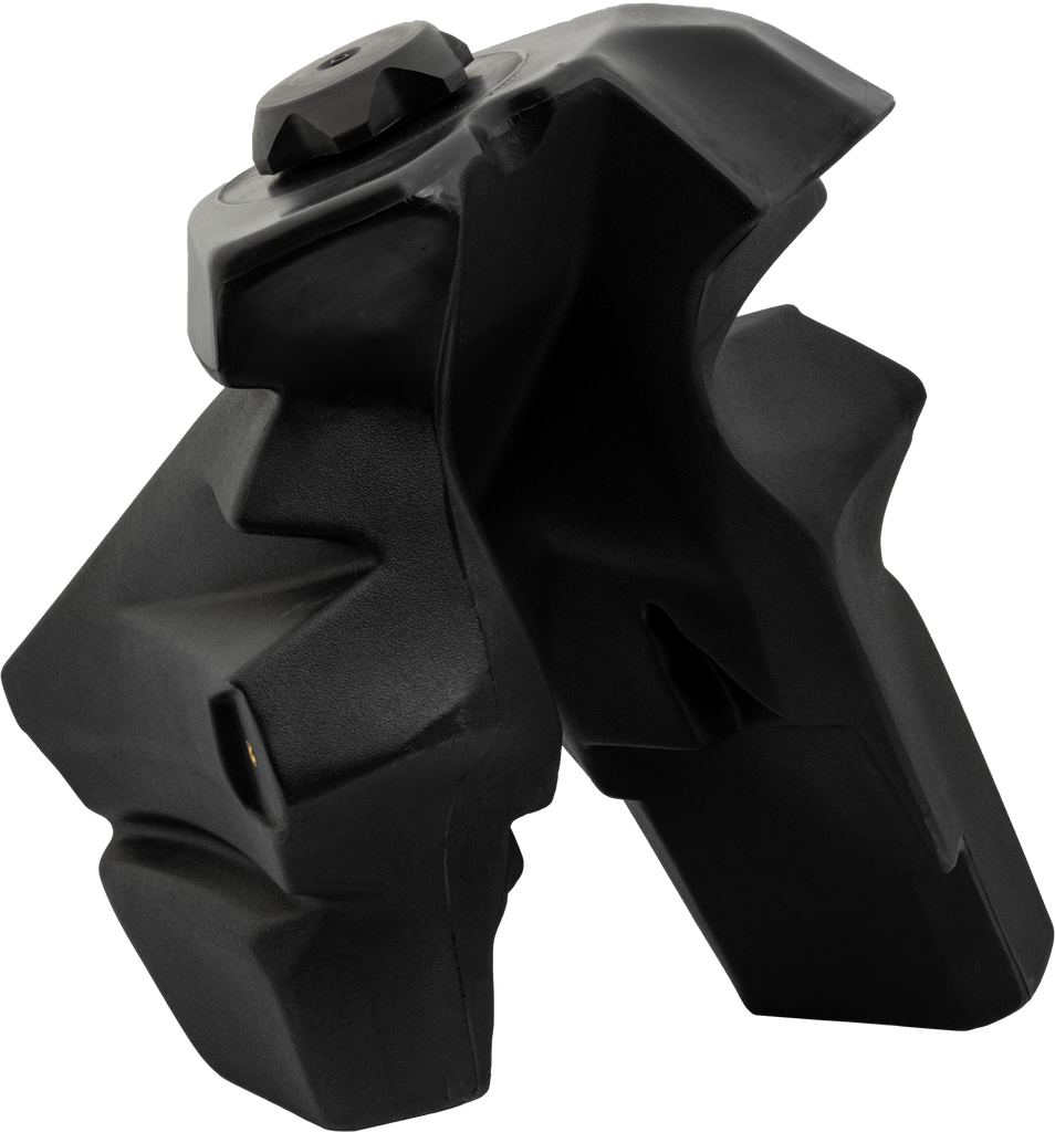 Black IMS Fuel Tank 2.9 Gas tank, 57-3870BK, with a sleek design and visible mounting features for motorcycle or vehicle use.