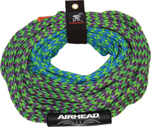 Load image into Gallery viewer, Airheads 2-section tow rope for inflatables, 50-60 feet, durable marine-grade accessories with strong rope sections for water fun.