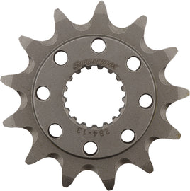 Supersprox steel 13-tooth front chain sprocket for Honda CRF250 motorcycle, durable and precision-engineered for optimal performance.