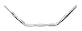 Wild 1 Chubby Dresser Bars Springer Chrome handlebars for motorcycles, featuring a sleek chrome finish and ergonomic design.