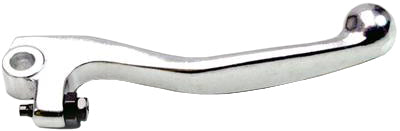 Silver Motion Pro brake lever for motorcycles, showing the sleek, ergonomic design and mounting details on a neutral background.