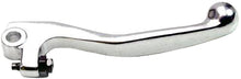 Load image into Gallery viewer, Silver Motion Pro brake lever for motorcycles, showing the sleek, ergonomic design and mounting details on a neutral background.