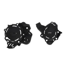 Load image into Gallery viewer, Acerbis X-Power Kit in black for KTM motorcycles, shown with various components laid out on a white background.