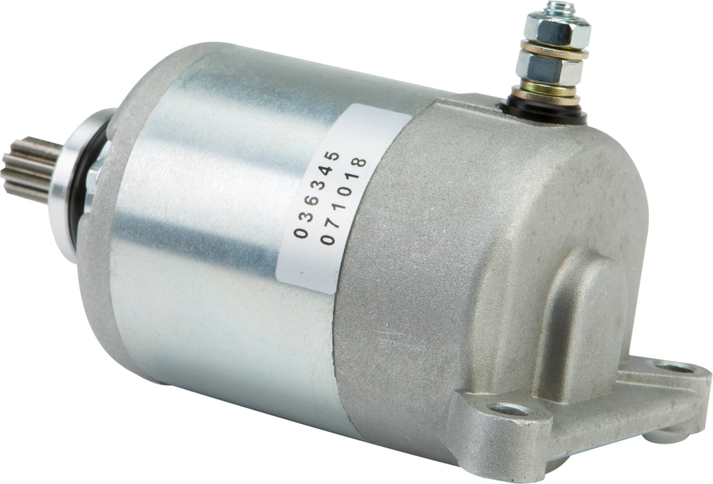 Fire Power starter motor Pol 26-1195, automotive starter with electrical connections and metal housing, used for engine ignition.