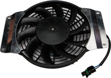 Load image into Gallery viewer, All Balls cooling fan for engine, model 22-01017, showing the black plastic fan blades and mounting points.