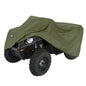 Classic Accessories ATV storage cover in olive color, XL size, designed to protect ATV from weather and debris