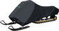 Black Classic Accessories long track storage cover, large size, designed to protect outdoor storage units.
