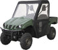Classic Accessories UTV cab enclosure in black, designed for Kawasaki models, providing weather protection and durable coverage.