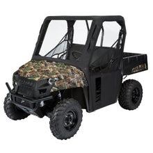 Load image into Gallery viewer, Black UTV cab enclosure by Classic Accessories, designed for Yamaha vehicles, providing weather protection and a secure fit.