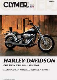 Clymer repair manual for Harley Davidson Dynaglide 27-M425 motorcycle, showing detailed diagrams and troubleshooting tips.