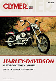 Clymer Harley FX/FL Softtail repair manual, detailed tools guide for motorcycle maintenance and repairs.