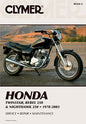 Clymer HON Twinstar 250 repair manual, detailed tools guide for motorcycle maintenance and repair, brand Clymer.