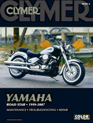 Clymer Repair Manual for Yamaha Road Star 27-M282 motorcycle, detailed tools guide with diagrams and repair instructions