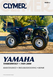 Clymer repair manual for Yamaha YFB250 ATV, detailed tools guide with diagrams for maintenance and repairs.