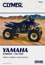 Charger l'image dans la galerie, Clymer repair manual for Yamaha YFM350 Warrior, detailed tools guide with illustrations and instructions for motorcycle maintenance
