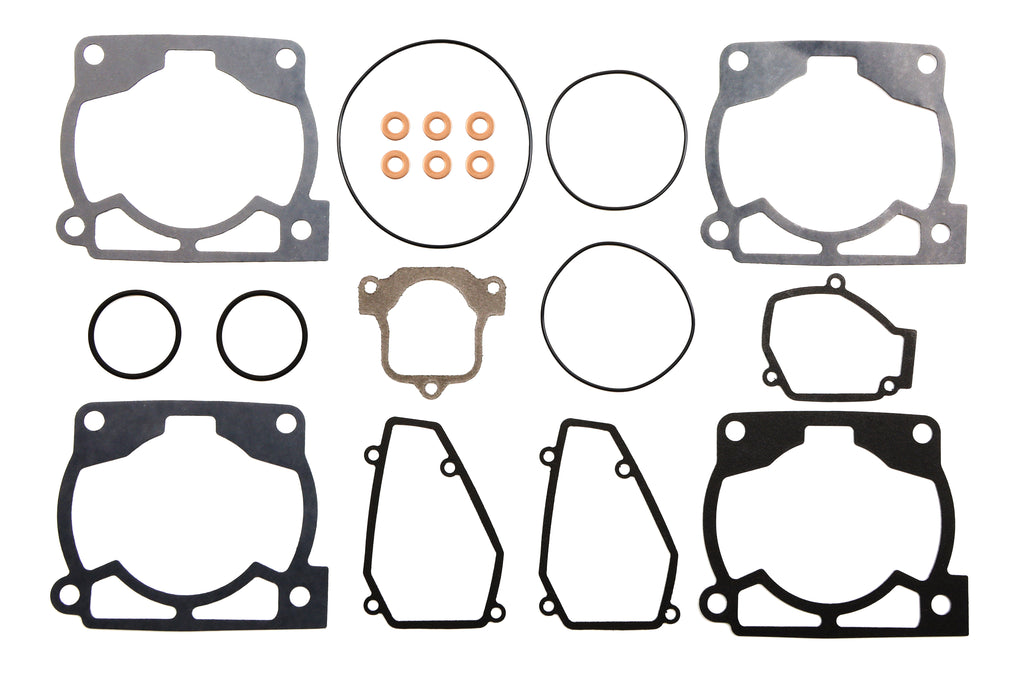Cometic Top End Kit 68-3765 for engine with metal components and gaskets, designed for high-performance engine rebuilding.