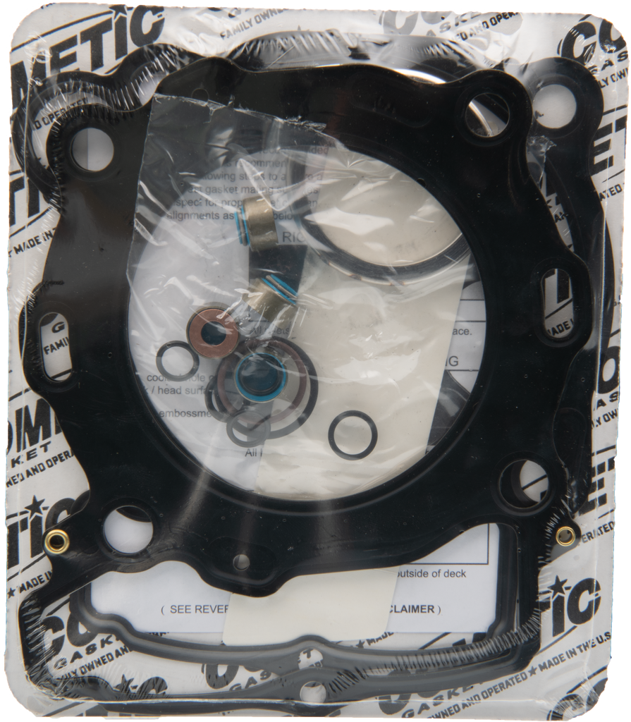 Cometic engine top end kit 68-37770E with gaskets and components for engine rebuild, shown in the product image.