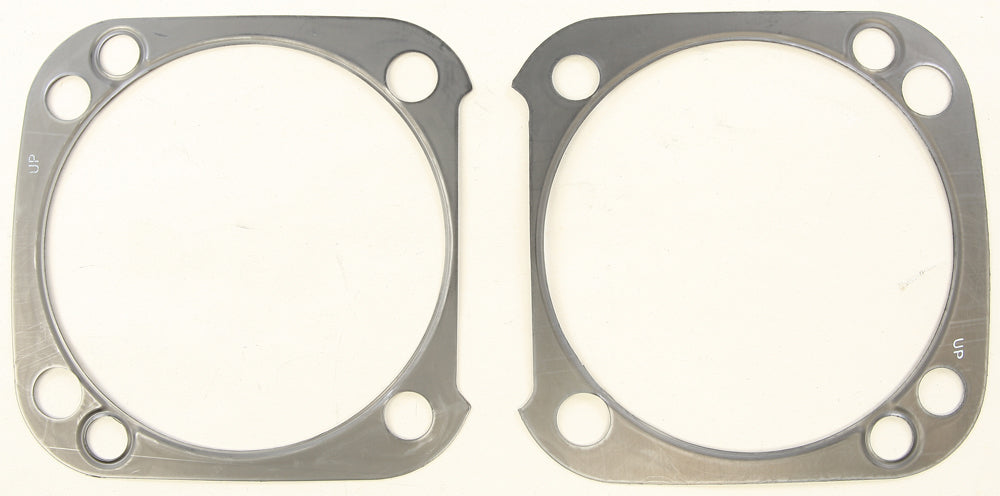 Cometic twin cam 99-10 base gasket set with two .020-inch gaskets, designed for motorcycle engine sealing.