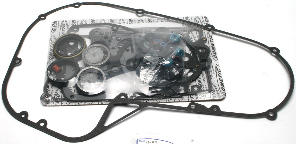 Cometic Twin Cam Complete Est Gasket Kit 68-9222 featuring gaskets and seals for motorcycle engine repair.