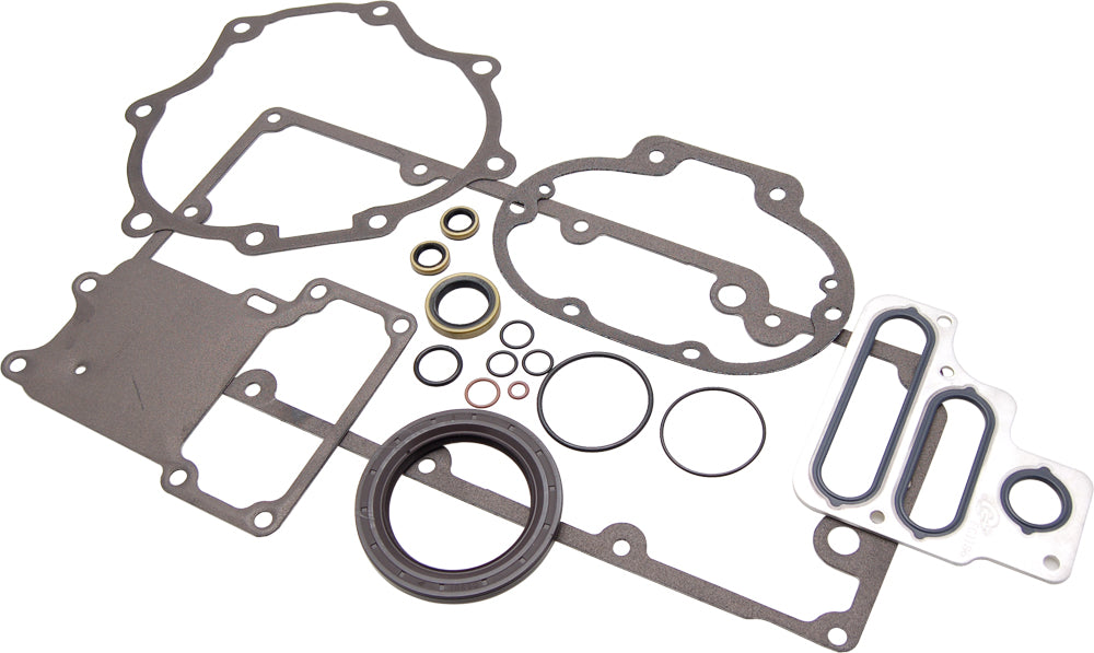 Cometic complete transmission gasket twin cam kit 68-9175 with gaskets and seals for motorcycle engine repair.