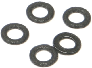 Set of five Cometic Derby Cover Bolt Washers for gaskets and seals, OE# 31433-84A, compatible with Harley Davidson motorcycles.