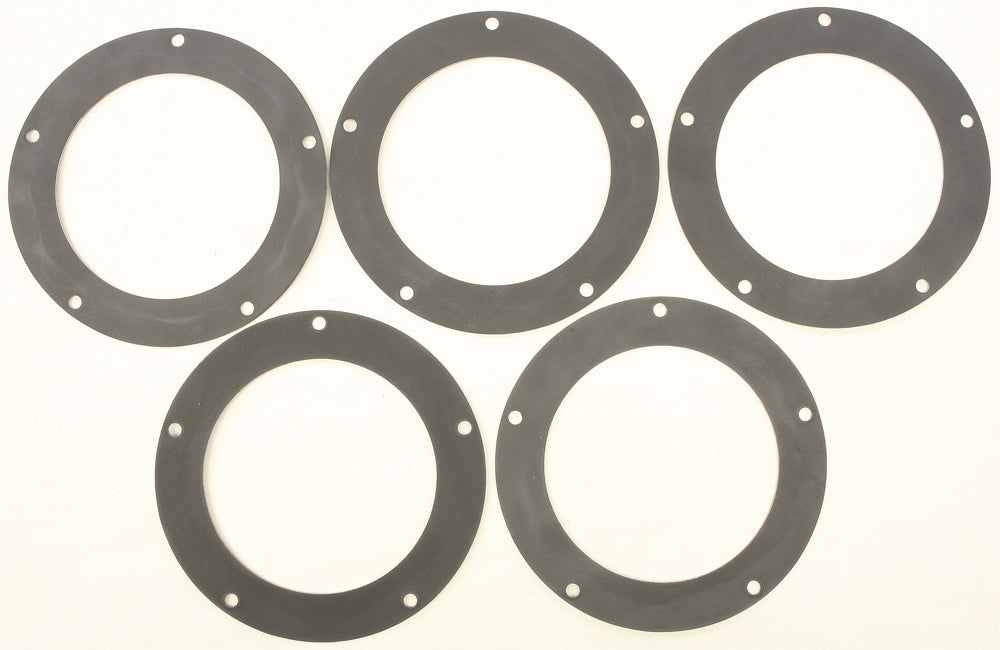 Set of five Cometic derby cover gaskets for touring Harley Davidson models, OE #25416-16, durable seals for engine protection.