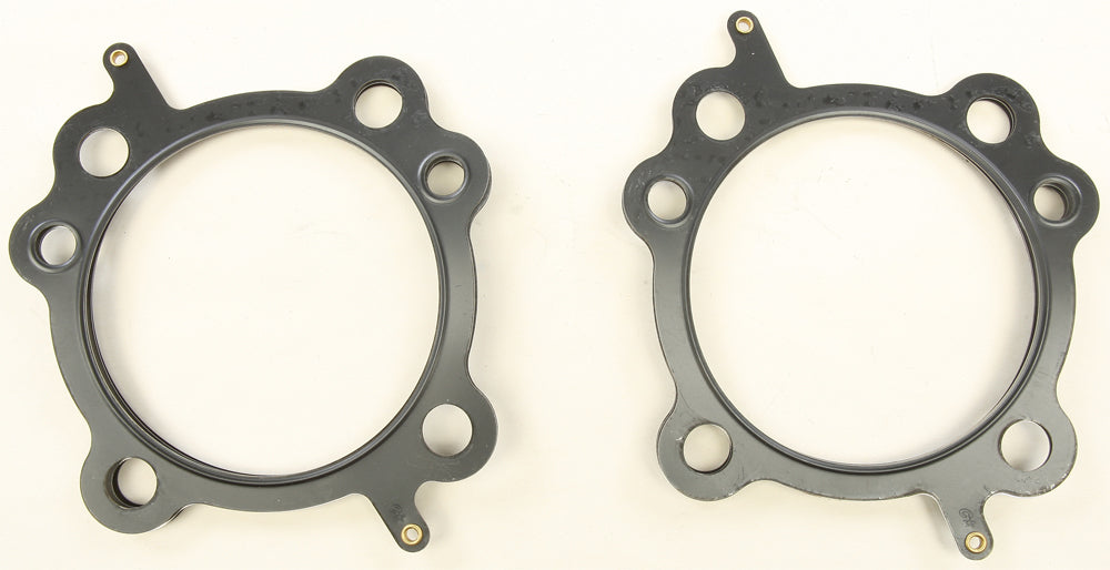 Cometic twin cam head gasket .030" thickness, set of two, for engine sealing, shown in the image.